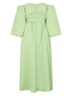 Alexis Green Bardot Midi Dress -New Modern Dress Sales alexis green bardot midi dress by kitri studio 41066071458092