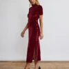Amanda Berry Velvet Midi Dress