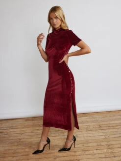 Amanda Berry Velvet Midi Dress -New Modern Dress Sales amanda berry velvet midi dress by kitri studio 29468946858035