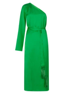 Amber Green One Shoulder Dress -New Modern Dress Sales amber green one shoulder dress by kitri studio 29468959539251