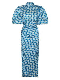 Annabelle Blue Picnic Check Dress -New Modern Dress Sales annabelle blue picnic check dress by kitri studio 40242247303468