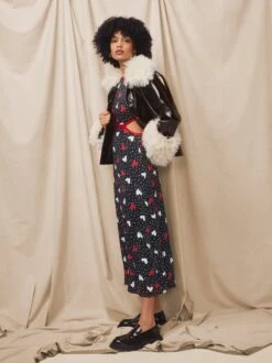 Annette Red Heart Print Dress -New Modern Dress Sales annette red heart print dress by kitri studio 43311560884524