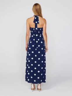 Anouk Navy Polka Dot Halterneck Dress -New Modern Dress Sales anouk navy polka dot halterneck dress by kitri studio 41167841231148