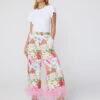 Apollo Painted Floral Feather Trousers
