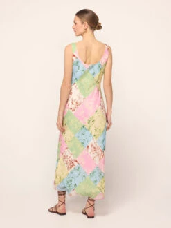 Araminta Patched Toile De Jouy Dress -New Modern Dress Sales araminta patched toile de jouy dress by kitri studio 44354906554668