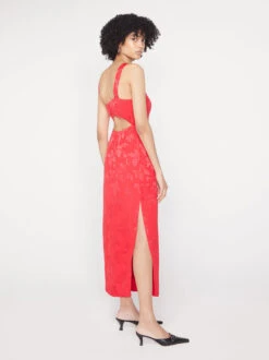 Aretha Watermelon Floral Jacquard Dress -New Modern Dress Sales aretha watermelon floral jacquard dress by kitri studio 43311660892460