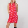 Aubrey Red Floral Mini Dress