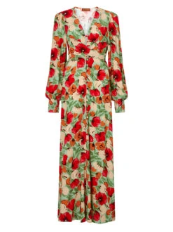 Aurora Green Garden Floral Maxi Dress -New Modern Dress Sales aurora green garden floral maxi dress by kitri studio 43895204806956