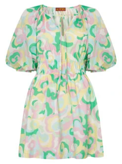 Azalea Multi Floral Swirl Mini Dress -New Modern Dress Sales azalea multi floral swirl mini dress by kitri studio 28887704895539