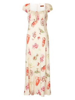 Bess Ivory Pottery Print Maxi Dress 7 Bess Ivory Pottery Print Maxi Dress -New Modern Dress Sales bess ivory pottery print maxi dress by kitri studio 44978426544428