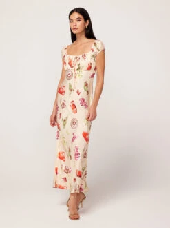 Bess Ivory Pottery Print Maxi Dress 6 Bess Ivory Pottery Print Maxi Dress -New Modern Dress Sales bess ivory pottery print maxi dress by kitri studio 44978429919532