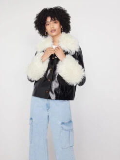 Bonnie Black Vinyl Jacket