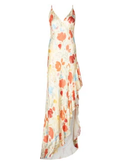 Brigitte Pastel Floral Jacquard Maxi Dress -New Modern Dress Sales brigitte pastel floral jacquard maxi dress by kitri studio 44960297943340