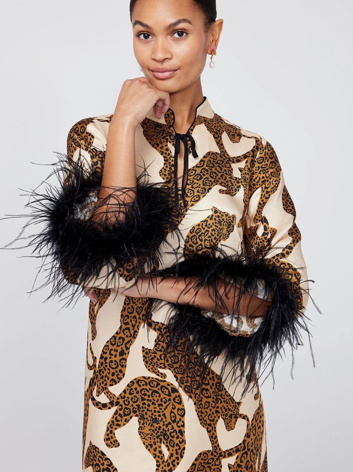 Carlotta Leopards Print Mini Dress 6 Carlotta Leopards Print Mini Dress - Image 6