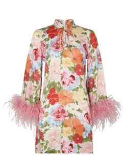 Carlotta Painted Floral Mini Dress -New Modern Dress Sales carlotta painted floral mini dress by kitri studio 40258583003436