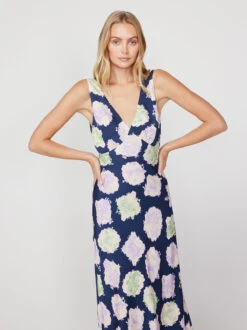 Claire Navy Pasture Print Slip Dress -New Modern Dress Sales claire navy pasture print slip dress by kitri studio 44023049158956