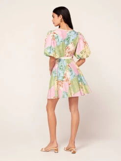 Coco Patched Toile De Jouy Mini Dress -New Modern Dress Sales coco patched toile de jouy mini dress by kitri studio 44033284276524