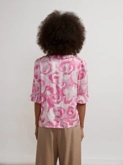 Cora Pink Floral Swirl Top -New Modern Dress Sales cora pink floral swirl top by kitri studio 28887786356787