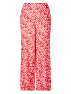 Cosima Pink Wave Print Trousers -New Modern Dress Sales cosima pink wave print trousers by kitri studio 44960771997996