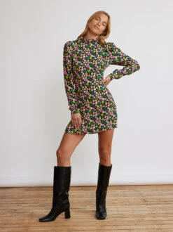 Danika Multi Floral Mini Dress -New Modern Dress Sales danika multi floral mini dress by kitri studio 29469241376819