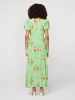 Danita Green Wallpaper Rose Maxi Dress -New Modern Dress Sales danita green wallpaper rose maxi dress by kitri studio 44068912824620