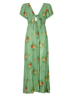 Danita Green Wallpaper Rose Maxi Dress -New Modern Dress Sales danita green wallpaper rose maxi dress by kitri studio 44068918460716