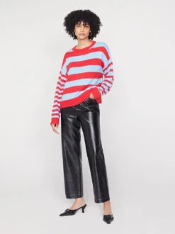 Darina Watermelon Stripe Sweater -New Modern Dress Sales darina watermelon stripe sweater by kitri studio 43497147990316