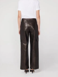 Denise Black Vinyl Cargo Trousers -New Modern Dress Sales denise black vinyl cargo trousers by kitri studio 43895642521900