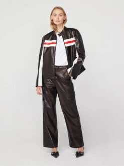 Denise Black Vinyl Cargo Trousers -New Modern Dress Sales denise black vinyl cargo trousers by kitri studio 43895642882348