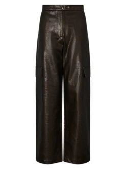Denise Black Vinyl Cargo Trousers -New Modern Dress Sales denise black vinyl cargo trousers by kitri studio 43895653302572