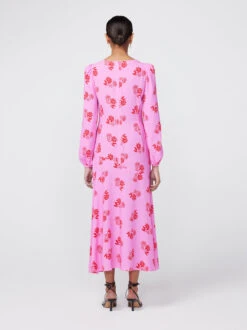 Dorothy Pink Floral Maxi Dress -New Modern Dress Sales dorothy pink floral dress by kitri studio 42064787341612
