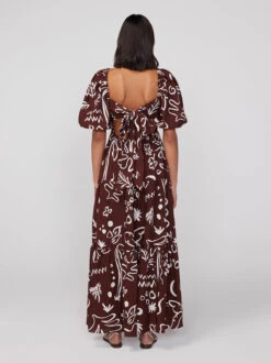 Gianna Coco Palm Print Maxi Dress -New Modern Dress Sales gianna coco palm print maxi dress by kitri studio 41167977316652