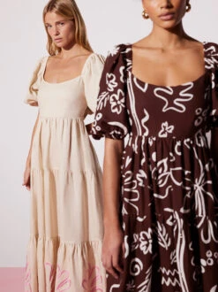 Gianna Coco Palm Print Maxi Dress -New Modern Dress Sales gianna coco palm print maxi dress by kitri studio 41236817871148