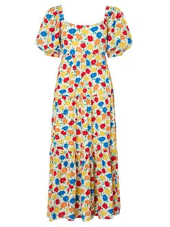 Gianna Tie Back Yellow Floral Maxi Dress 7 Gianna Tie Back Yellow Floral Maxi Dress -New Modern Dress Sales gianna tie back yellow floral maxi dress by kitri studio 41066270458156