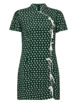 Harlow Green Ditsy Floral Mini Dress -New Modern Dress Sales harlow green ditsy floral mini dress by kitri studio 28887766958131