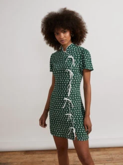 Harlow Green Ditsy Floral Mini Dress -New Modern Dress Sales harlow green ditsy floral mini dress by kitri studio 28887767089203
