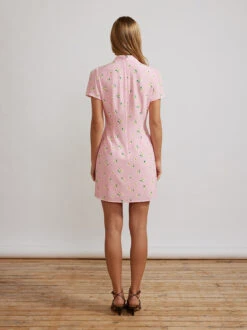 Harlow Pink Daisy Mini Dress -New Modern Dress Sales harlow pink daisy mini dress by kitri studio 28838806421555