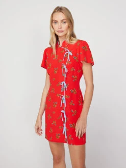 Harlow Red Rosebud Mini Dress -New Modern Dress Sales harlow red rosebud mini dress by kitri studio 44070863438124