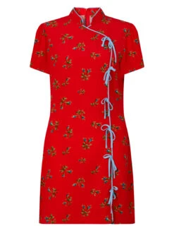 Harlow Red Rosebud Mini Dress -New Modern Dress Sales harlow red rosebud mini dress by kitri studio 44071079182636