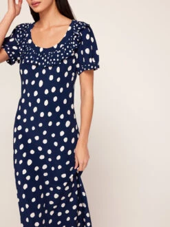 Hilda Mixed Polka Dot Midi Dress -New Modern Dress Sales hilda mixed polka dot midi dress by kitri studio 44071291322668
