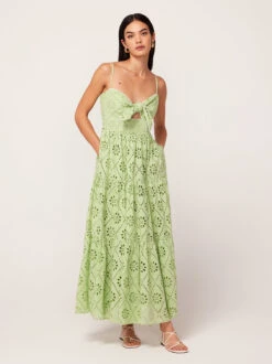 Immy Pistachio Broderie Midi Dress -New Modern Dress Sales immy pistachio broderie midi dress by kitri studio 44960718553388