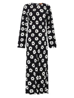 Keira Black Tiled Floral Maxi Dress -New Modern Dress Sales keira black tiled floral maxi dress by kitri studio 44072436302124