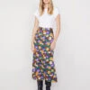 Laurel Iris Impressionist Floral Skirt