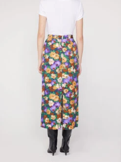 Laurel Iris Impressionist Floral Skirt -New Modern Dress Sales laurel iris impressionist floral skirt by kitri studio 43917257965868