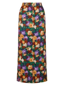 Laurel Iris Impressionist Floral Skirt -New Modern Dress Sales laurel iris impressionist floral skirt by kitri studio 43917262455084