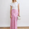 Layla Pink Wavy Tile Skirt