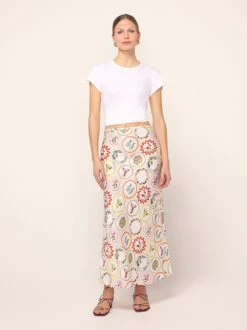 Layla Vintage Plates Skirt -New Modern Dress Sales layla vintage plates skirt by kitri studio 44354807071020