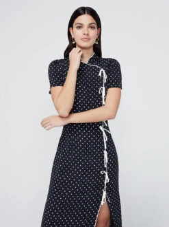 Leia Black Polka Dot Midi Dress 7 Leia Black Polka Dot Midi Dress -New Modern Dress Sales leia black polka dot midi dress by kitri studio 40528317415724
