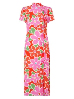 Leia Floral Print Midi Dress -New Modern Dress Sales leia floral print midi dress by kitri studio 41160785330476