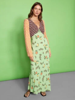 Libby Mixed Print Maxi Dress -New Modern Dress Sales libby mixed print maxi dress by kitri studio 40260537876780